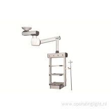 Ceiling mounted double arm electric surgical pendant